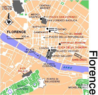 Carte de Florence