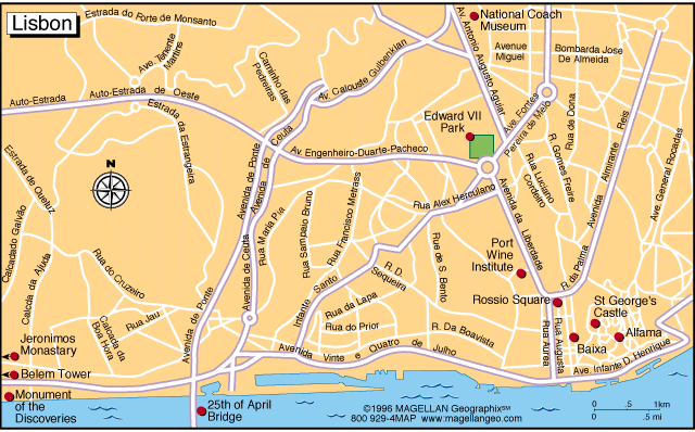 Carte de Lisbonne