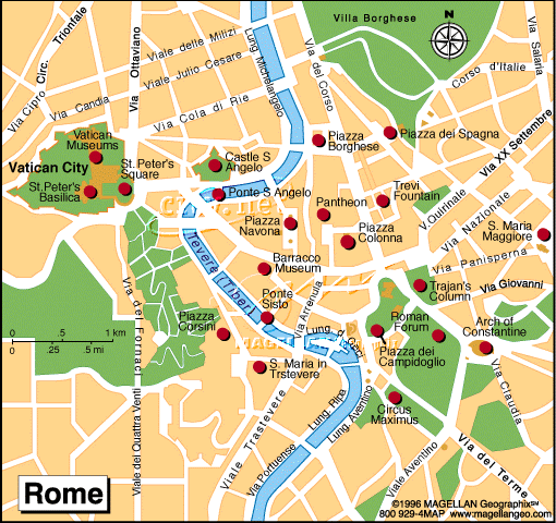 Carte de Rome